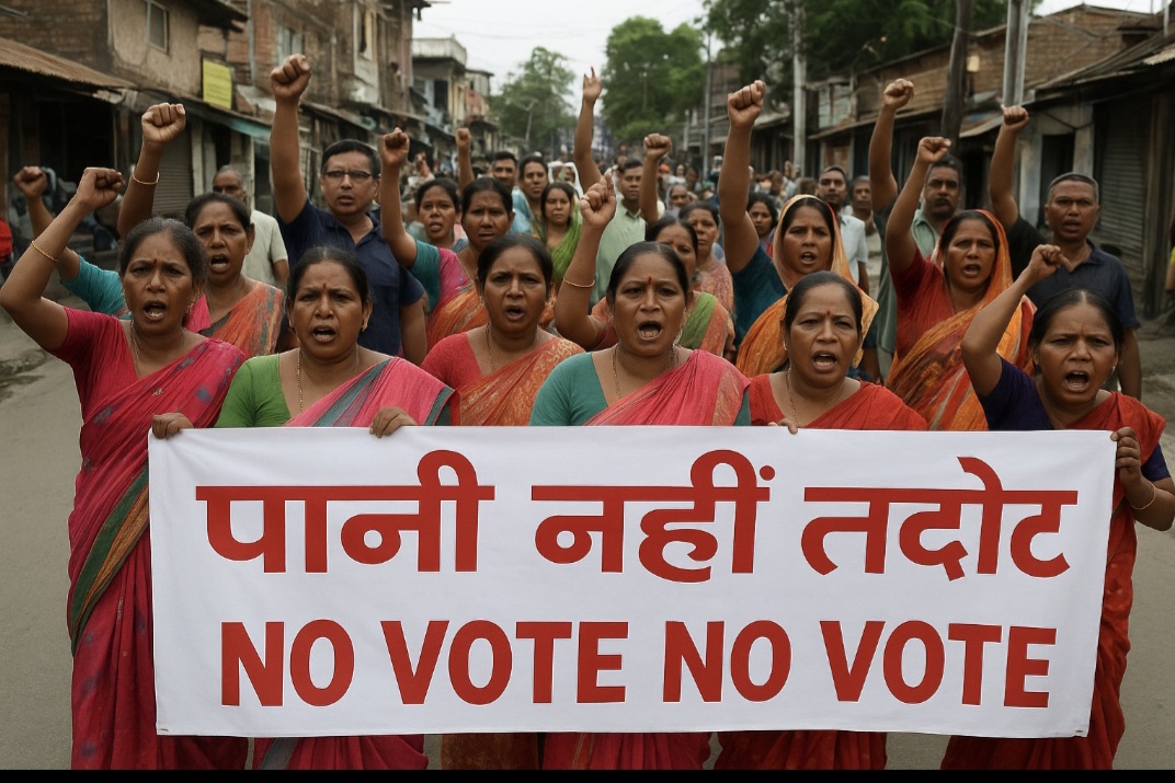 NO WATER NO VOTE