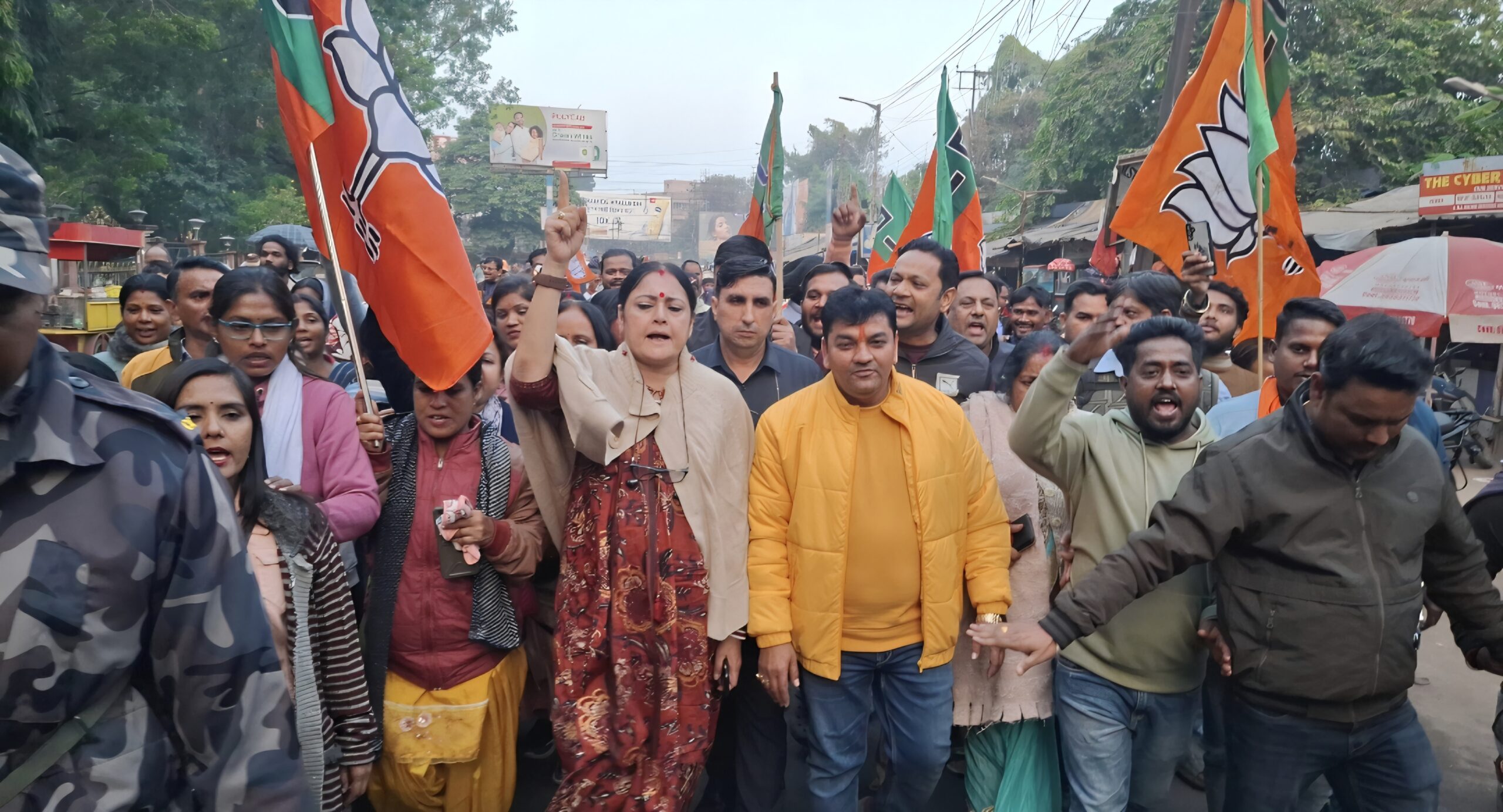 अग्निमित्रा पाल का पुलिस कमिश्नर घेराव मामले में : 5 BJP नेताओं सहित 150 अज्ञात पर FIR दर्ज, कृष्णेंदु मुखर्जी ने की कड़ी निंदा