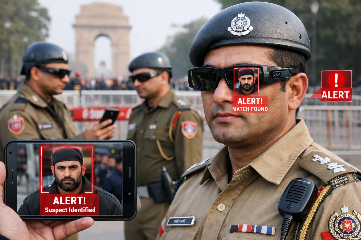 दिल्ली पुलिस के बेड़े में शामिल हुआ फेस रिकॉग्निशन चश्मा, अपराधियों की पहचान होगी तुरंत