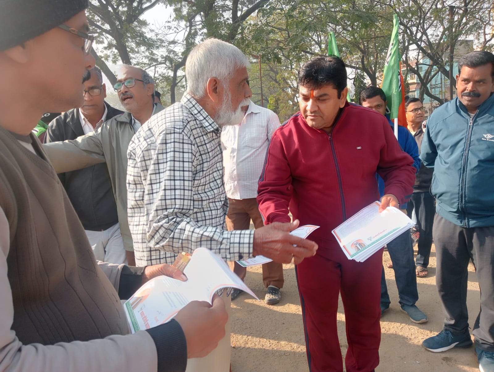 आसनसोल उत्तर में कृष्णा प्रसाद का जनसंपर्क अभियान, 2026 में डबल इंजन सरकार बनाने की अपील