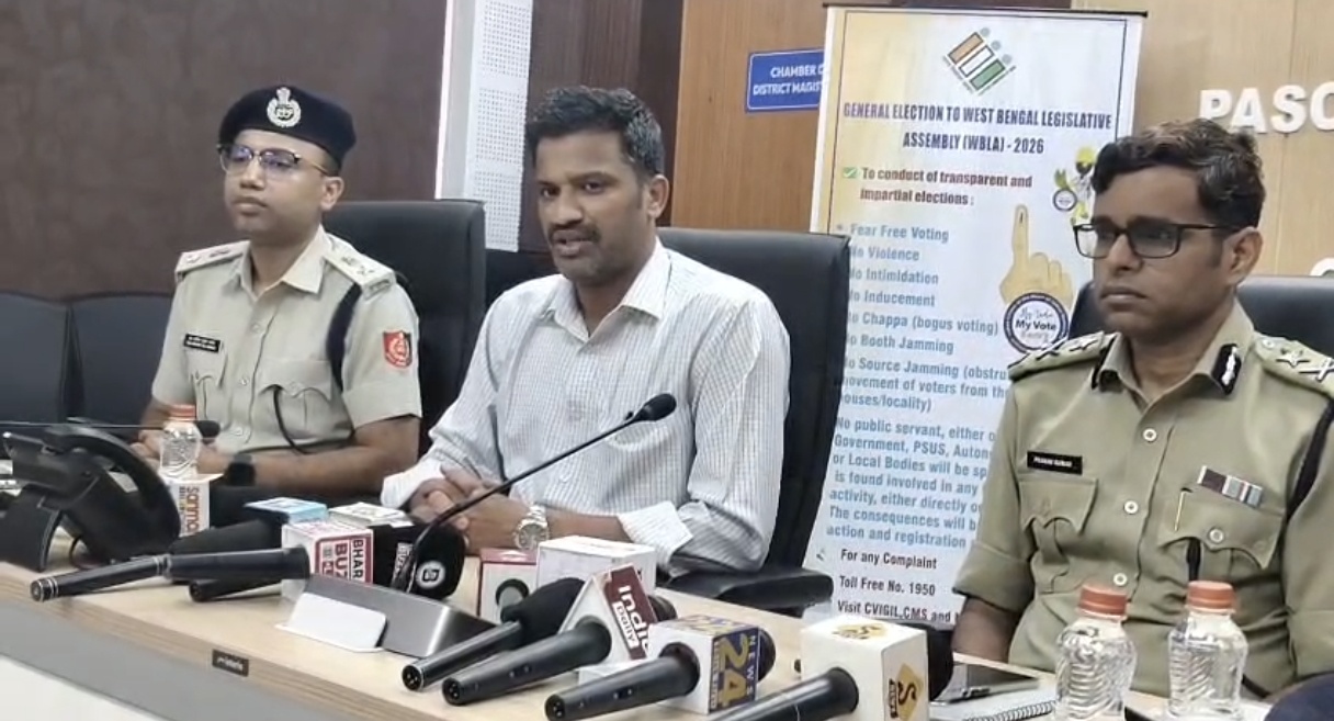 पश्चिम बर्दवान में 200 लोगों की गिरफ्तारी, जबरन कब्ज़े पर सख्त कार्रवाई की चेतावनी।