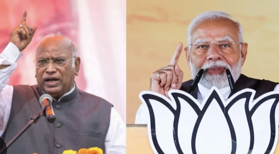 खरगे के बयान पर सियासी घमासान, BJP का आज देशव्यापी प्रदर्शन; कांग्रेस अध्यक्ष से मांगी बिना शर्त माफी।